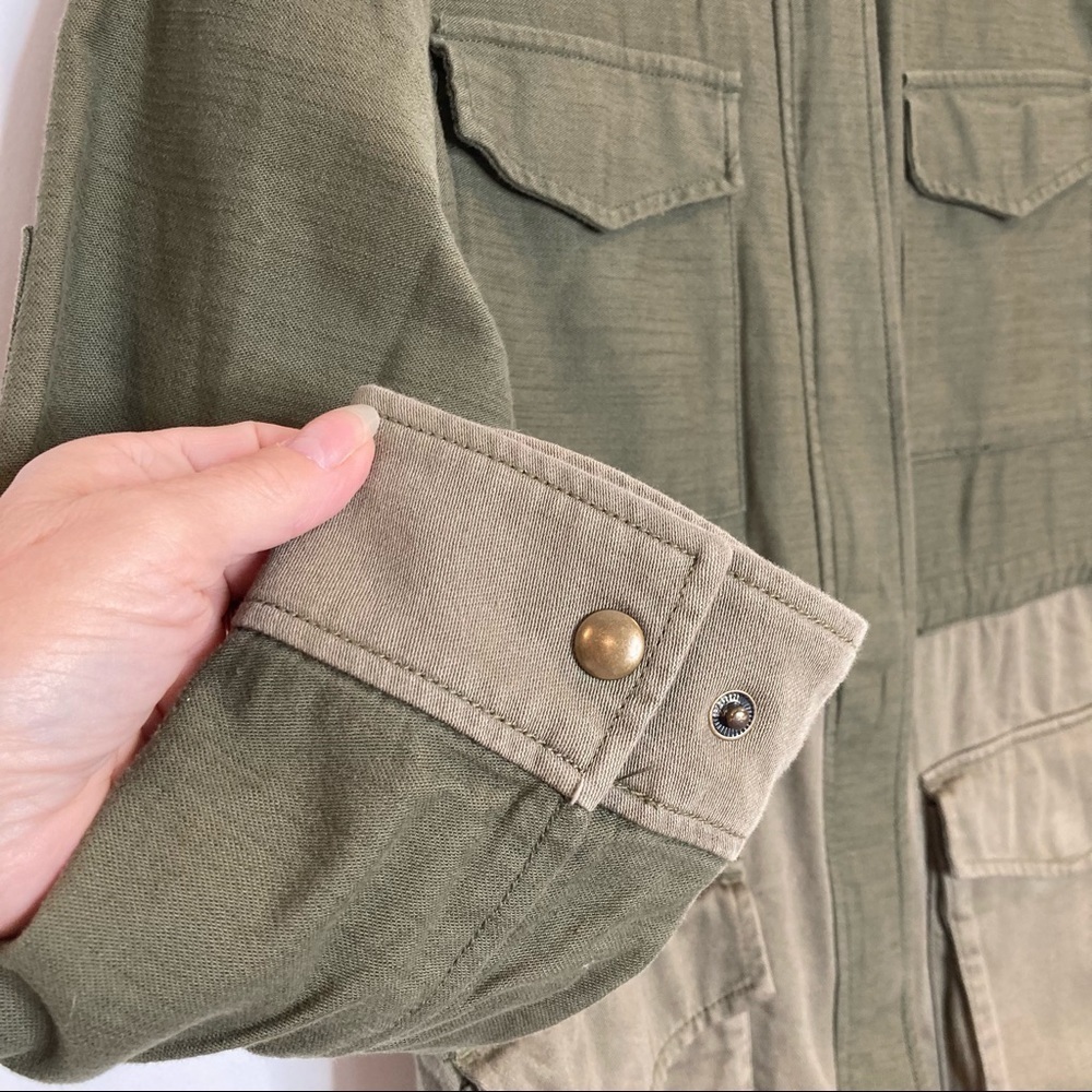 Gap Olive Green 3/4 Length Utility/Military Jacket - Picture 11 of 14